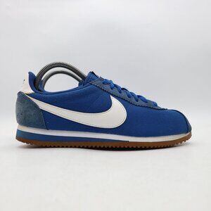 Nike Classic Cortez Nylon Suede Blue Gum Men's Size 8 Athletic Casual Sneakers